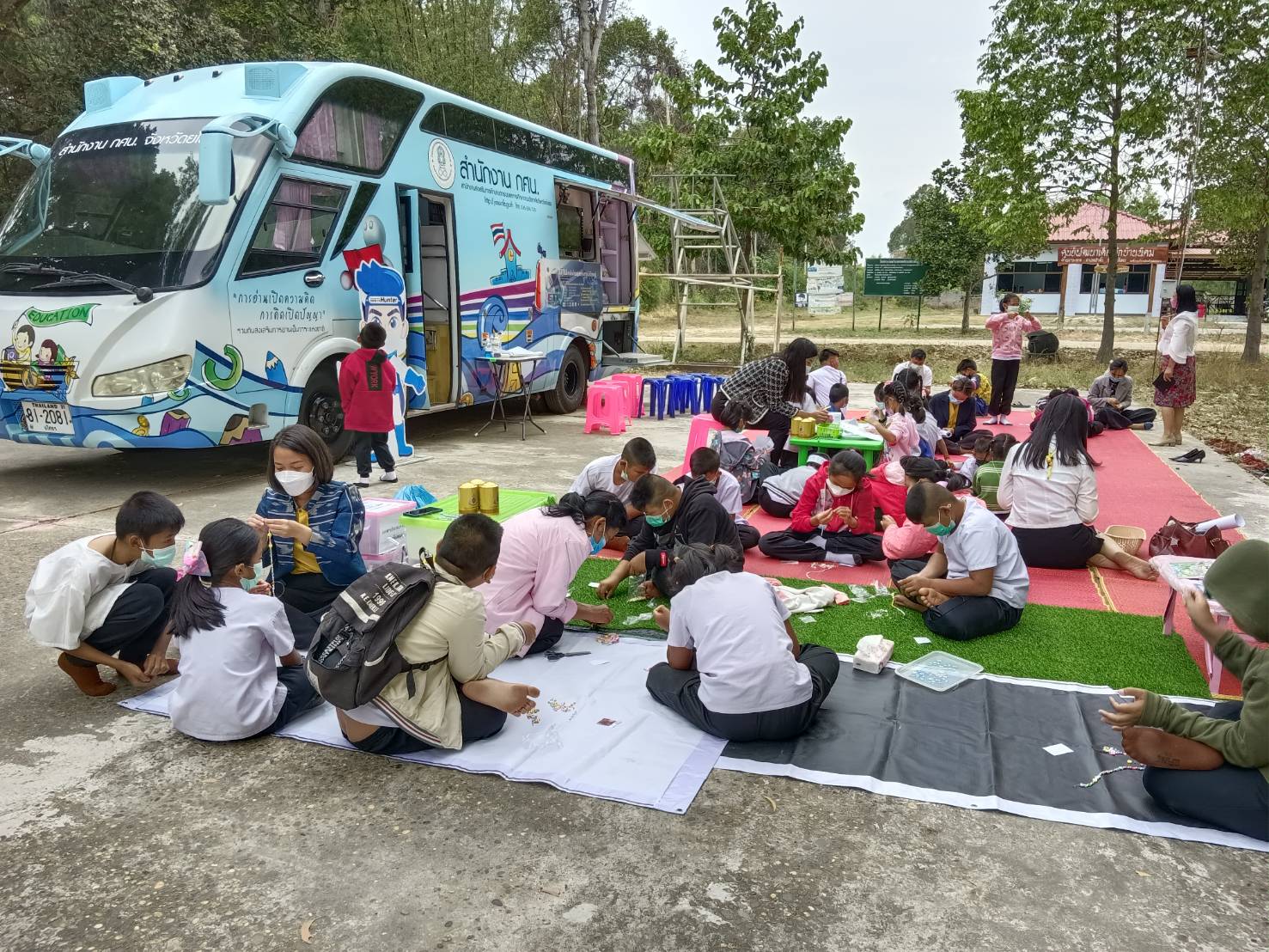 กิจกรรมส่งเสริมการ #รถโมบายเคลื่อนที่ #โรงเรียนบ้านนิคม