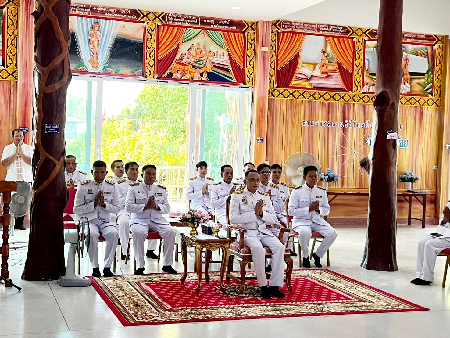 ร่วมพิธีเจริญพระพุทธมนต์เฉลิมพระเกียรติสมเด็จพระเจ้าลูกยาเธอ เจ้าฟ้าทีปังกรรัศมีโชติ  มหาวชิโรตตมางกูร สิริวิบูลยราชกุมาร เนื่องในโอกาศวันคล้ายวันประสูติ 29 เมษายน 2567  โดยมี นายสราวุธ นามสีลี  นายอำเภอค้อวัง เป็นประธานในพิธี   ณ วัดเหล่าน้อย ตำบลค้อวังอำเภอค้อวัง จังหวัดยโสธร