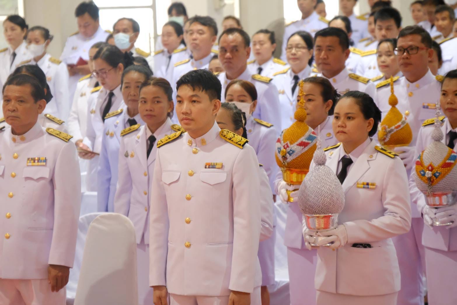 ร่วมพิธีกิจกรรมเฉลิมพระเกียรติพระบาทสมเด็จพระเจ้าอยู่หัว เนื่องในโอกาสวันเฉลิมพระชนมพรรษา 28 กรกฎาคม 2567  พิธีถวายเครื่องราชสักการะและวางพานพุ่ม