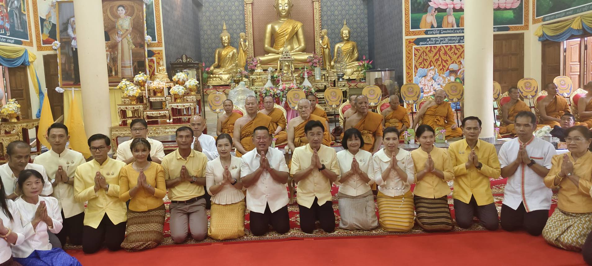 พิธีเจริญพระพุทธมนต์ เฉลิมพระเกียรติพระบาทสมเด็จ  พระเจ้าอยู่หัว เนื่องในโอกาสพระราชพิธีมหามงคลเฉลิมพระชนมพรรษา 6 รอบ 28 กรกฎาคม 2567