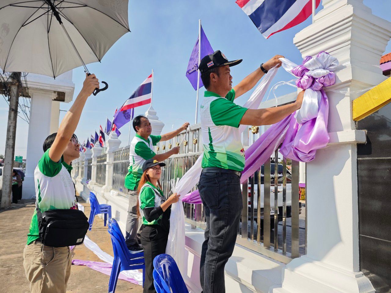 ร่วมโครงการพัฒนาปรับปรุงภูมิทัศน์และนิทรรศการ ห้องสมุดประชาชน 